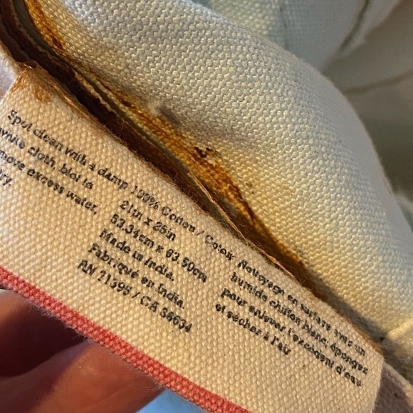 WestElm Market Divided XL Laundry Tote Blue Combo - Picture 8 of 10